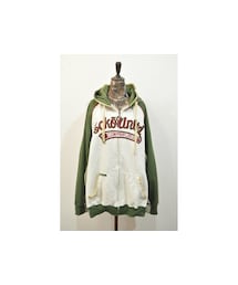 RehersalL | カレッジロゴメッシュジップパーカー(パーカー)