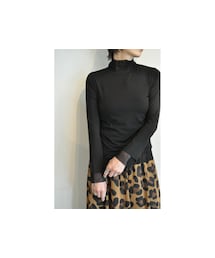 MARECHAL TERRE | チュールコンビネーションハイネック(Tシャツ/カットソー)