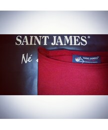 SAINT JAMES | バーガンディのバスクシャツ(Tシャツ/カットソー)