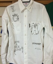 HOLLYWOOD RANCH MARKET | ハリウッドランチマーケット　『グラフィティプリントシャツ』 

(シャツ/ブラウス)