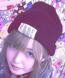 ACWビーニー　ユーズドネックウォーマーネックウォーマーになるやつ(ニットキャップ/ビーニー)