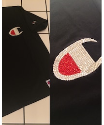 Champion | ロゴをスワロフスキーデコ(Tシャツ/カットソー)