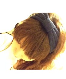 GLOBAL WORK | リボンターバン(ヘアバンド)