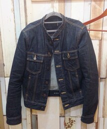 Saint Laurent | 襟なしGジャン(デニムジャケット)