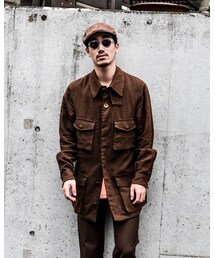 BROWN by 2-tacs | カバーオール