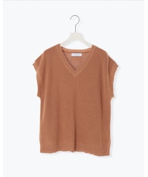 Melan Cleuge | 片畦ビッグシルエットベスト(ベスト)