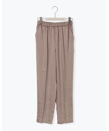 Melan Cleuge | サテンセンタープレスイージーパンツ(その他パンツ)