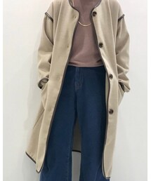 Melan Cleuge | ノーカラーコート