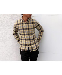 ◆MR.OLIVE　DOUBLE FACE VINTAGE CHECK/ DOT BUTTON SHIRT(シャツ/ブラウス)