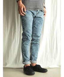 THREE BLIND MICE | THREE BLIND MICE　CHEMICAL BLEACH SKINNY PANTS(デニムパンツ)