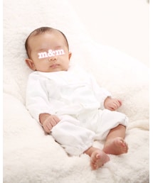 MIKI HOUSE | セーラーカラー風☆純白ツーウェイオール(ロンパース)