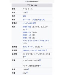 則巻アラレプロフィール💩 | その他