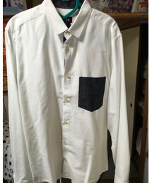 H&M | H&M長袖白シャツ(シャツ/ブラウス)