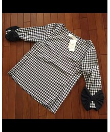 tocco | ギンガムチェックブラウス(シャツ/ブラウス)