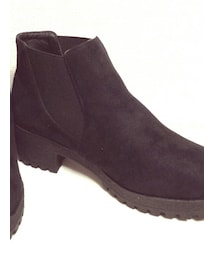 no brand | サイドゴアショートブーツ(シューズ)