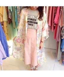 花柄ガウン(USED)(その他アウター)