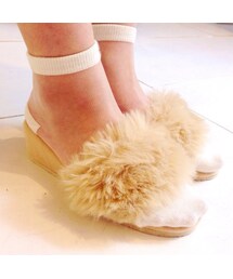 ファーサンダル(サンダル)