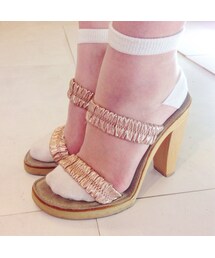 ミュウミュウのサンダル（USED)(サンダル)