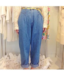 70’sデニムタックパンツ(USED)(デニムパンツ)