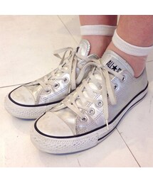 シルバーのコンバースオールスター(USED)(スニーカー)