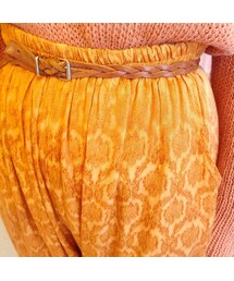 織模様のイージーパンツ(USED)(その他パンツ)