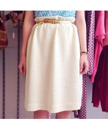 白のニットスカート(USED)(スカート)