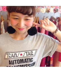 ファーイアリング(marimeroオリジナル)(イヤリング)