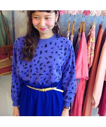 ESPRIT総柄スウェット(USED)(スウェット)