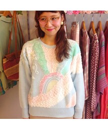 80'sパステルカラーのニット(USED)(ニット/セーター)