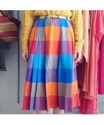 秋色チェックスカート(USED)(スカート)