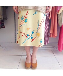 miu miu | miumiuの総柄スカート(USED)(スカート)