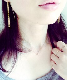 grun | チェーンピアス(ピアス（両耳用）)