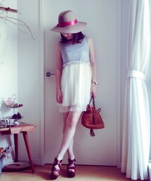 チュールワンピ(ワンピース)