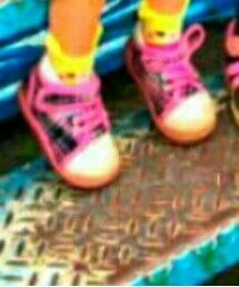 西松屋 | ピンクチェックスニーカー(スニーカー)