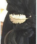 no brand(ノーブランド)の「ヘアアクセサリー(バレッタ/ヘアクリップ)」