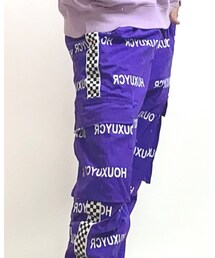 パープルのカーゴパンツ | カーゴパンツ