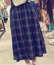 RETRO GIRL | チェックスカート(スカート)