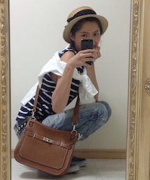 HERMES | パリから連れて帰ってきたよ♡
1ユーロ100円の時だったからめちゃめちゃ安かった！(メッセンジャーバッグ)