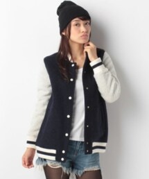 Ray BEAMS | 袖ボアスタジャン(スタジャン)