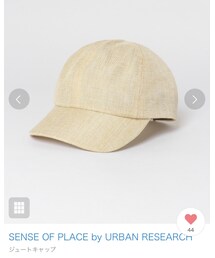 SENSE OF PLACE by URBAN RESEARCH | キャップ