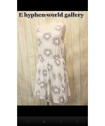 E hyphen world gallery | カットソー×チュチュ チュール ワンピース(ワンピース)