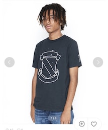 NUMBER (N)INE | EXCLUSIVE_EMBLEM_ DAMAGE T-SHIRT(Tシャツ/カットソー)
