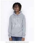 NUMBER (N)INE | EXCLUSIVE_EMBLEM_ DAMAGE HOODY SWEATSHIRT(連帽外套)