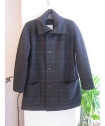 BLACK&BLUE | スタンドカラーコート(その他アウター)