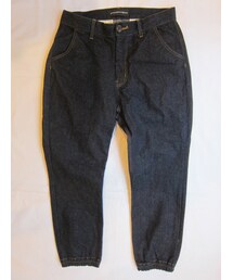 デニムリブパンツ(デニムパンツ)
