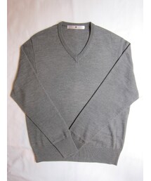 soe | School Vneck Sweater Whole Garment(ニット/セーター)