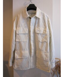 VAINL ARCHIVE | STRIPE WORK JACKET(ミリタリージャケット)