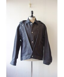 ETHOSENS | "LAYERED DENIM JACKET"(デニムジャケット)