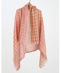 ブロックチェック ショール(マフラー)