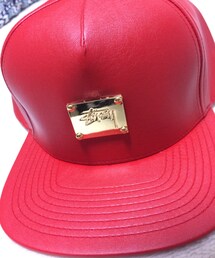 STUSSY | レザーキャップ(キャップ)